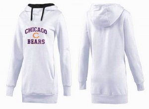 Women Chicago bears Logo Pullover Hoodie-044