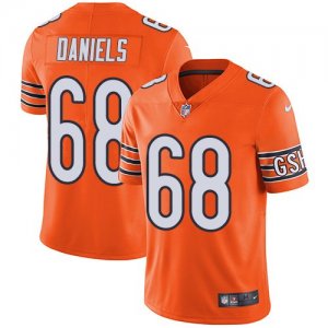 Nike Bears #68 James Daniels Orange Color Rush Limited Jersey