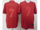 Nike San Francisco 49ers #7 Colin Kaepernick Red Jerseys(Drenched Limited)