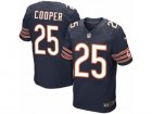 Mens Nike Chicago Bears #25 Marcus Cooper Elite Navy Blue Team Color NFL Jersey