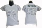 WOMEN Green Bay Packers #52 Clav Matthews jerseys Screenprinted