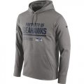 Men's Seattle Seahawks Nike Gray Circuit Property Of Performance Pullover Hoodie