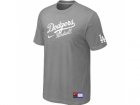 Los Angeles Dodgers Nike Short Sleeve Practice T-Shirt L.Grey