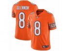 Mens Nike Chicago Bears #8 Mike Glennon Vapor Untouchable Limited Orange Rush NFL Jersey