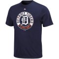 MLB Men's Detroit Tigers Majestic Big & Tall Cooperstown Generating Wins T-Shirt - Navy Blue