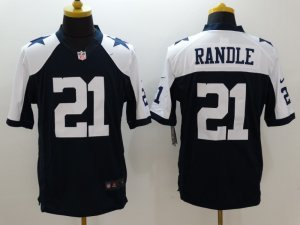 Nike Dallas Cowboys #21 Joseph Randle blue Thanksgiving Jerseys(Limited)