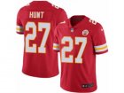 Nike Kansas City Chiefs #27 Kareem Hunt Limited Black Rush NFL Jersey