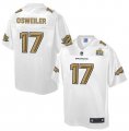 Nike Denver Broncos #17 Brock Osweiler White Men NFL Pro Line Super Bowl 50 Fashion Game Jersey