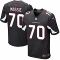 Mens Nike Arizona Cardinals #70 Bobby Massie Elite Black Alternate NFL Jersey