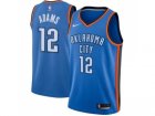 Men Nike Oklahoma City Thunder #12 Steven Adams Blue Stitched NBA Swingman Jersey