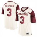 Oklahoma Sooners #3 Sterling Shepard White 47 Game Winning Streak College Football Jersey