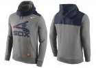 Mens Chicago White Sox Nike Gray Cooperstown Collection Hybrid Pullover Hoodie