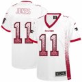 Womens Nike Atlanta Falcons #11 Julio Jones Limited White Drift Fashion NFL Jersey