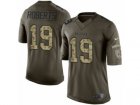 Mens Nike Atlanta Falcons #19 Andre Roberts Limited Green Salute to Service NFL Jersey