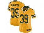 Women Nike Green Bay Packers #39 Demetri Goodson Limited Gold Rush NFL Jersey