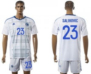 Bosnia Herzegovina #23 Salihovic Away Soccer Country Jersey