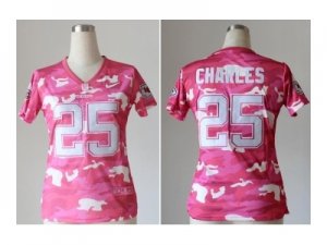 Nike women jerseys kansas city chiefs #25 jamaal charles pink[fashion camo]