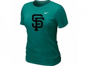 Women MLB San Francisco Giants Heathered L.Green Nik Blended T-Shirt