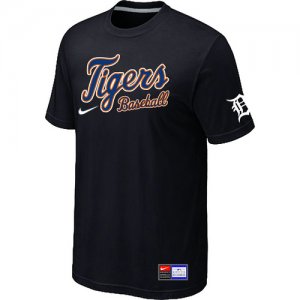 Detroit Tigers Black Nike Short Sleeve Practice T-Shirt