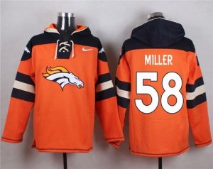 Nike Denver Broncos #58 Von Miller Orange Player Pullover Hoodie