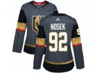 Women Adidas Vegas Golden Knights #92 Tomas Nosek Authentic Gray Home NHL Jersey