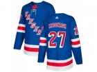 Youth Adidas New York Rangers #27 Ryan McDonagh Royal Blue Home Authentic Stitched NHL Jersey