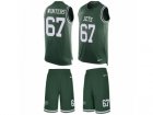 Mens Nike New York Jets #67 Brian Winters Limited Green Tank Top Suit NFL Jersey