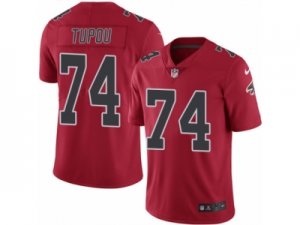 Mens Nike Atlanta Falcons #74 Tani Tupou Limited Red Rush NFL Jersey