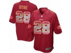 Mens Nike San Francisco 49ers #28 Carlos Hyde Limited Red Strobe NFL Jersey