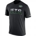 Mens New York Jets Nike Practice Legend Performance T-Shirt Black