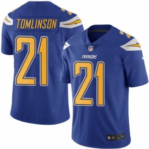 Youth Nike San Diego Chargers #21 LaDainian Tomlinson Limited Electric Blue Rush NFL Jersey