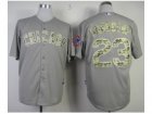 mlb jerseys chicago cubs #23 sandberg grey[number camo]