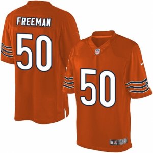 Men\'s Nike Chicago Bears #50 Jerrell Freeman Limited Orange Alternate NFL Jersey