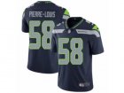 Mens Nike Seattle Seahawks #58 Kevin Pierre-Louis Vapor Untouchable Limited Steel Blue Team Color NFL Jersey