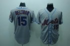 mlb new york mets #15 beltran grey(cool base)