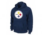 Pittsburgh Steelers Logo Pullover Hoodie D.Blue