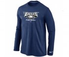 Nike Philadelphia Eagles Critical Victory Long Sleeve T-Shirt D.Blue