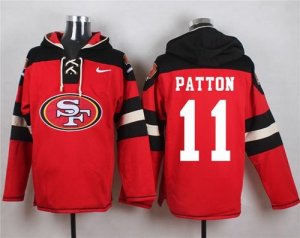 Nike San Francisco 49ers #11 Quinton Patton Red Player Pullover Hoodie