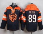 Nike Chicago Bears #89 Mike Ditka Navy Blue Player Pullover Hoodie