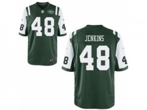 Men\'s Nike New York Jets #48 Jordan Jenkins Game Green Team Color NFL Jersey