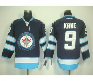 nhl jets #9 kane blue 2011 new