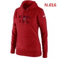 Women Atlanta Falcons Logo Pullover Hoodie-6