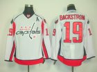 nhl washington capitals #19 backstrom white(A)