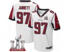 Mens Nike Atlanta Falcons #97 Grady Jarrett Elite White Super Bowl LI 51 NFL Jersey