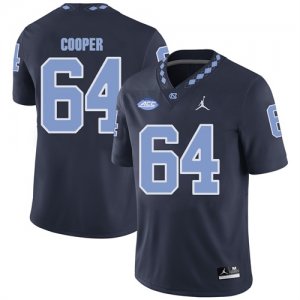 North Carolina Tar Heels 64 Jonathan Cooper Black College Football Jersey