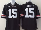 NCAA Ohio State Buckeyes #15 ELLIOTT black jerseys