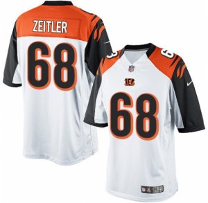 Men\'s Nike Cincinnati Bengals #68 Kevin Zeitler Limited White NFL Jersey