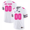Florida Gators White Mens Customized 2018 Breast Cancer Awareness College Football Jersey