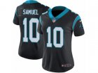 Women Nike Carolina Panthers #10 Curtis Samuel Vapor Untouchable Limited Black Team Color NFL Jersey