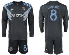 2018-19 New York City FC 8 LAMPARD Away Long Sleeve Soccer Jersey